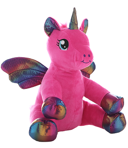 "Nova" the Pink Winged Unicorn (16")