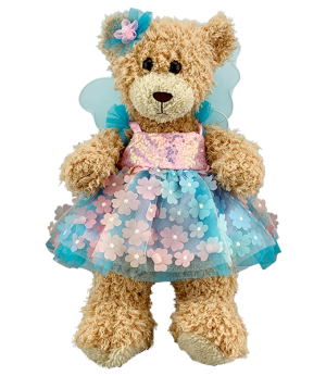 Floral Butterfly Dress w/Wings (16")